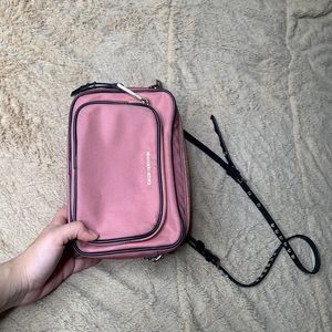 Pink Michael Kors cross body purse